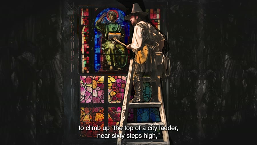 Still from the film for Prof. Daniel Jütte