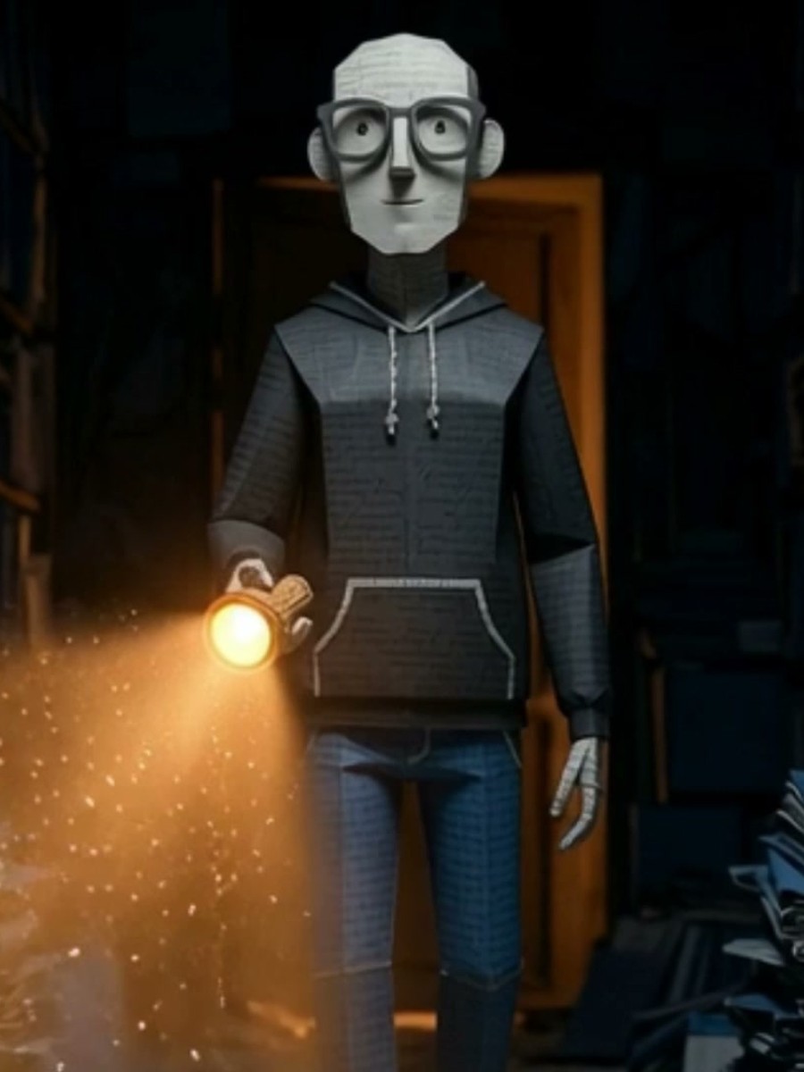 Still from the film for Max Bergholz