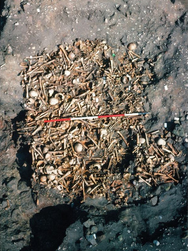 The Repton charnel site, Derbyshire