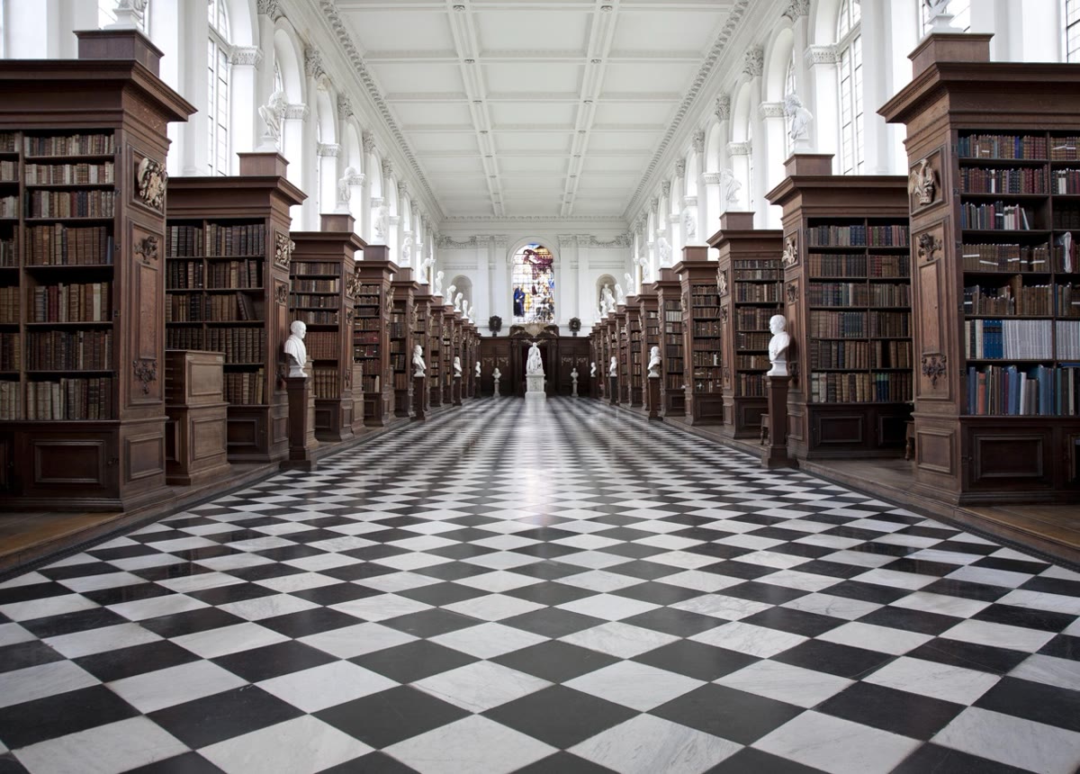 The Wren Library, Trinity College, Cambridge, interior