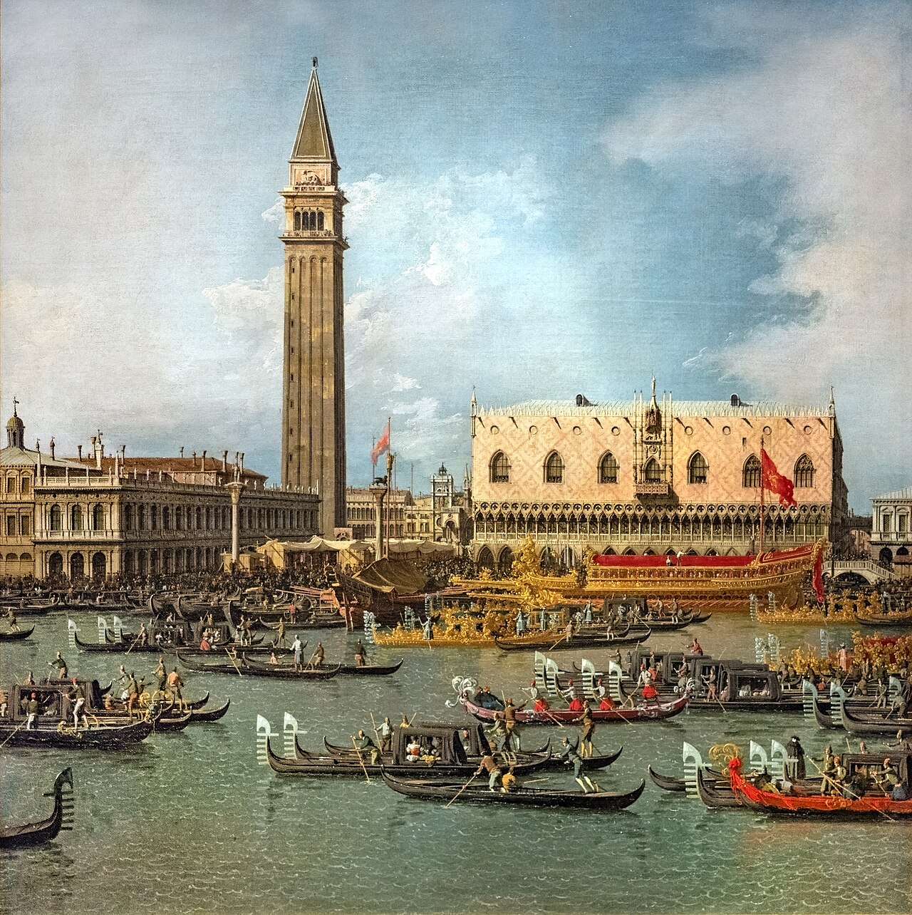 Canaletto, the Bucintoro at the Molo on Ascension Day